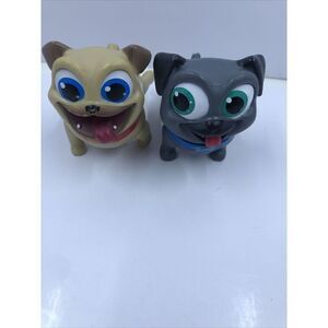 DISNEY PUPPY DOG PALS SURPRISE BINGO ACTION FIGURE SET OF 2 - 2"